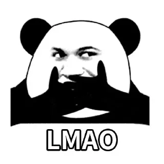 🐼-Funny Panda Man Sticker, Telegram Sticker
