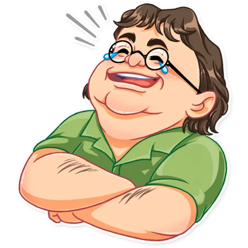 Gabe Newell, telegram sticker