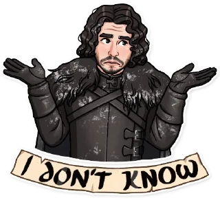🤷‍♂️-Game of Thrones, Telegram Sticker
