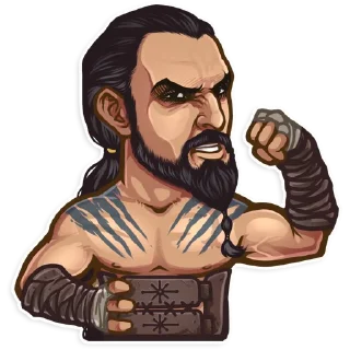 💪-Game of Thrones (Colorful), Telegram Sticker