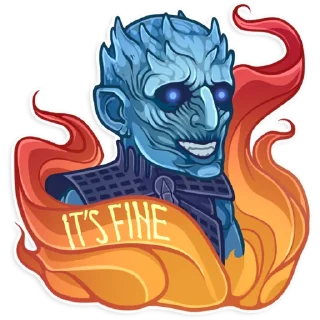 😅-Game of Thrones (Colorful), Telegram Sticker