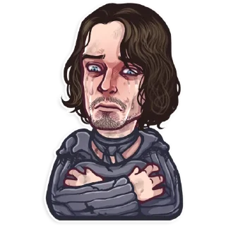 😭-Game of Thrones (Colorful), Telegram Sticker