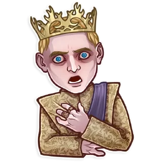😱-Game of Thrones (Colorful), Telegram Sticker
