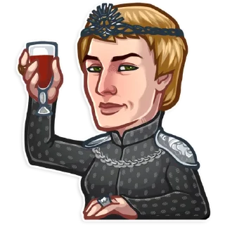 😏-Game of Thrones (Colorful), Telegram Sticker