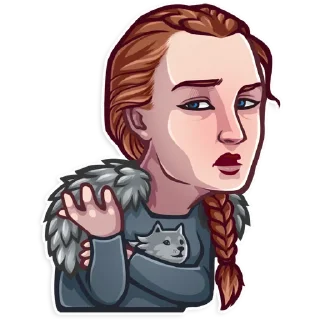 🤨-Game of Thrones (Colorful), Telegram Sticker