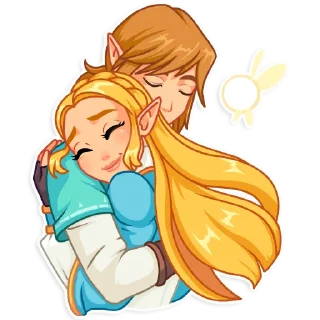 🤗-The Legend of Zelda, Telegram Sticker