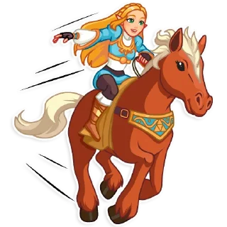 🐎-The Legend of Zelda, Telegram Sticker