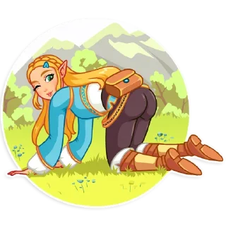 😉-The Legend of Zelda, Telegram Sticker