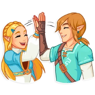 ✋-The Legend of Zelda, Telegram Sticker