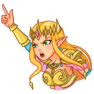 👆-The Legend of Zelda, Telegram Sticker