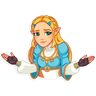 🤷‍♀️-The Legend of Zelda, Telegram Sticker