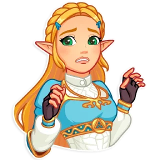 😰-The Legend of Zelda, Telegram Sticker