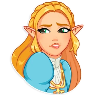 🤢-The Legend of Zelda, Telegram Sticker