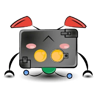 🙃-Gdgdevparty, Telegram Sticker