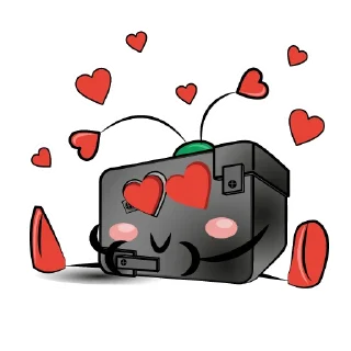 😍-Gdgdevparty, Telegram Sticker