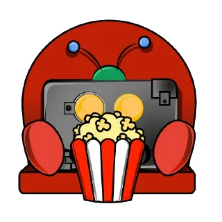🍿-Gdgdevparty, Telegram Sticker