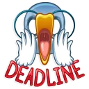 😱-Mr. Goose, Telegram Sticker