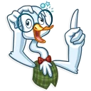 😜-Mr. Goose, Telegram Sticker