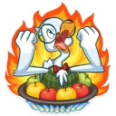 😡-Mr. Goose, Telegram Sticker