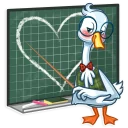 ❤-Mr. Goose, Telegram Sticker