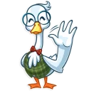 👋-Mr. Goose, Telegram Sticker
