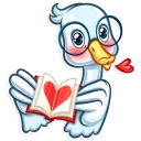 😘-Mr. Goose, Telegram Sticker