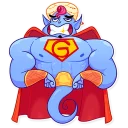 💪-Genie-ous, Telegram Sticker