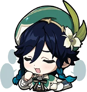 😤-Genshin WeChat P4 @keiriststicks, Telegram Sticker