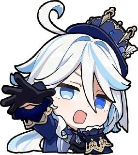😒-Genshin WeChat P4 @keiriststicks, Telegram Sticker