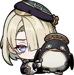 👀-Genshin WeChat P4 @keiriststicks, Telegram Sticker