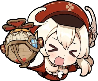 😣-Genshin WeChat P4 @keiriststicks, Telegram Sticker