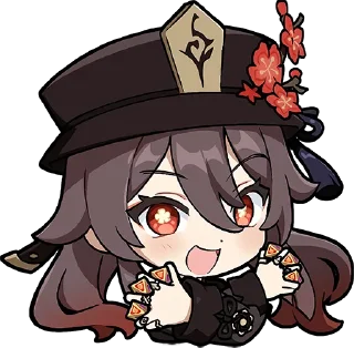 😈-Genshin WeChat P4 @keiriststicks, Telegram Sticker