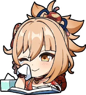 🥲-Genshin WeChat P4 @keiriststicks, Telegram Sticker