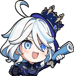 😁-Genshin WeChat P4 @keiriststicks, Telegram Sticker