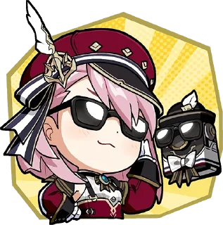 😎-Genshin WeChat P4 @keiriststicks, Telegram Sticker