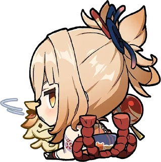 😠-Genshin WeChat P4 @keiriststicks, Telegram Sticker