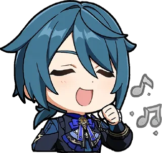 😤-Genshin WeChat P4 @keiriststicks, Telegram Sticker