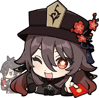 😉-Genshin WeChat P4 @keiriststicks, Telegram Sticker