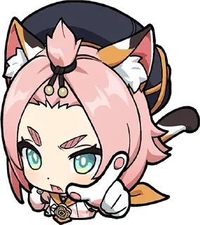 😡-Genshin WeChat P4 @keiriststicks, Telegram Sticker