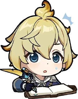 😳-Genshin WeChat P4 @keiriststicks, Telegram Sticker