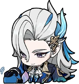 🤚-Genshin WeChat P4 @keiriststicks, Telegram Sticker