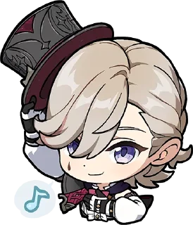 👋-Genshin WeChat P4 @keiriststicks, Telegram Sticker