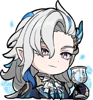 🙂-Genshin WeChat P4 @keiriststicks, Telegram Sticker