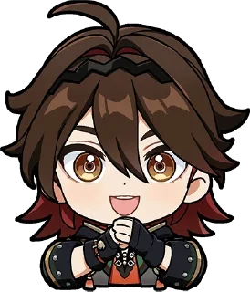 😄-Genshin WeChat P4 @keiriststicks, Telegram Sticker