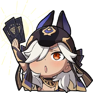 ✨-Genshin WeChat P4 @keiriststicks, Telegram Sticker