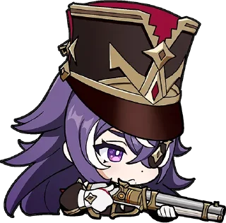 😕-Genshin WeChat P4 @keiriststicks, Telegram Sticker