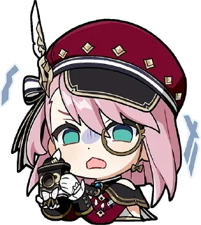 😨-Genshin WeChat P4 @keiriststicks, Telegram Sticker
