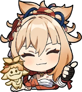 ☺️-Genshin WeChat P4 @keiriststicks, Telegram Sticker