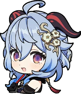 ☺️-Genshin WeChat P4 @keiriststicks, Telegram Sticker