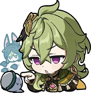 😤-Genshin WeChat P4 @keiriststicks, Telegram Sticker